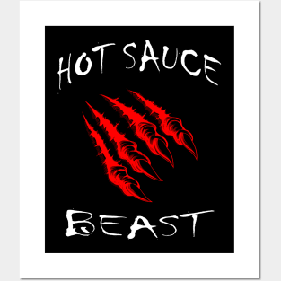 Hot sauce beast Posters and Art